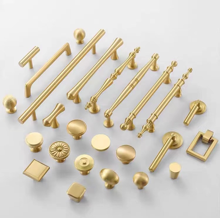 Molan Cabinets - Cabinet Hardware Solid-Brass American/French Bar Handle
