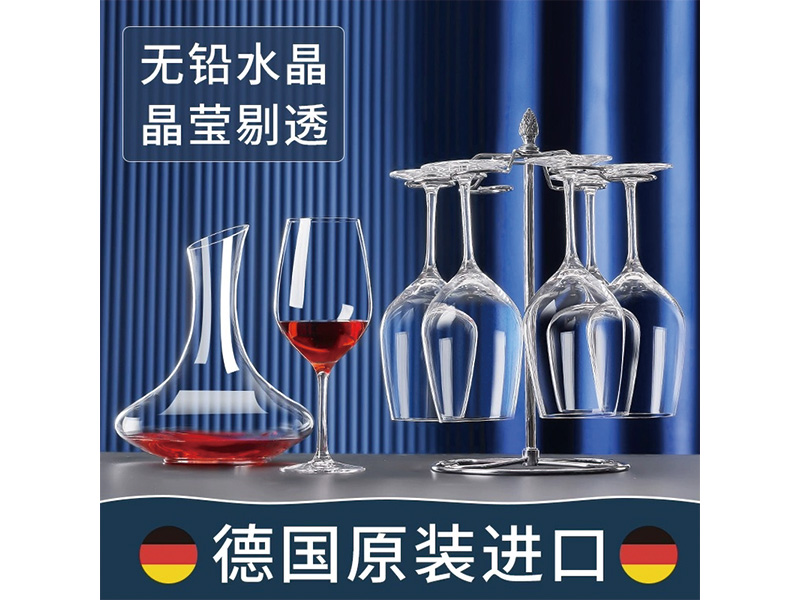 德国进口水晶玻璃杯红酒杯醒酒器套装家用高档轻奢高脚杯葡萄酒杯 2