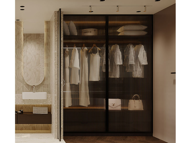 Molan Whole-Home Custom - Custom Wardrobe Door Hardware - Door Track / Folding / Bi-Fold Door Hardware