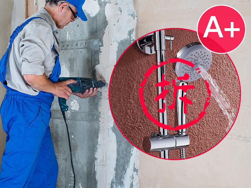 Prep - Demolition Works - Panda A-Level Shower Head Removal