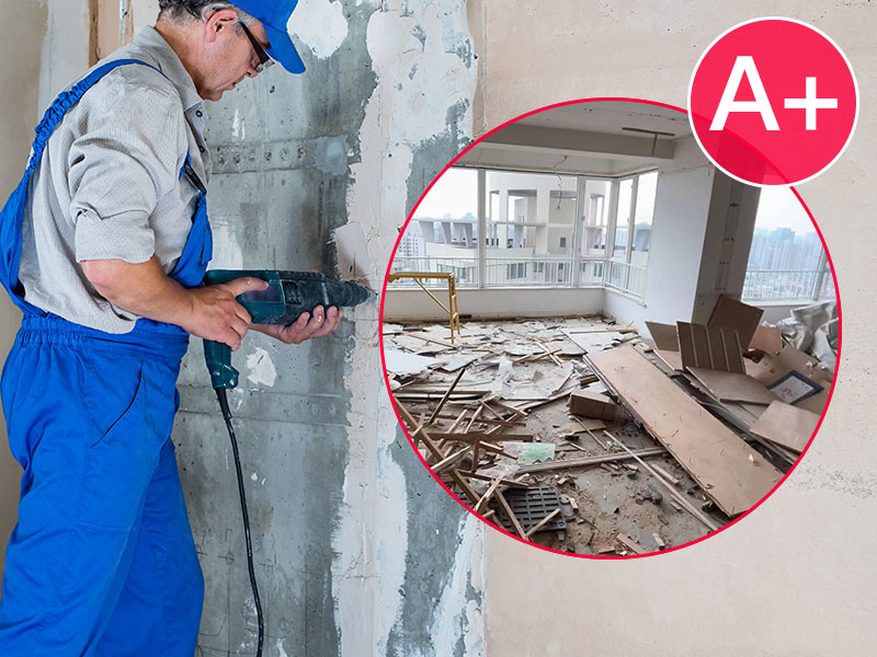 Prep - Demolition Works - Panda A-Level Construction Waste Packing & Removal