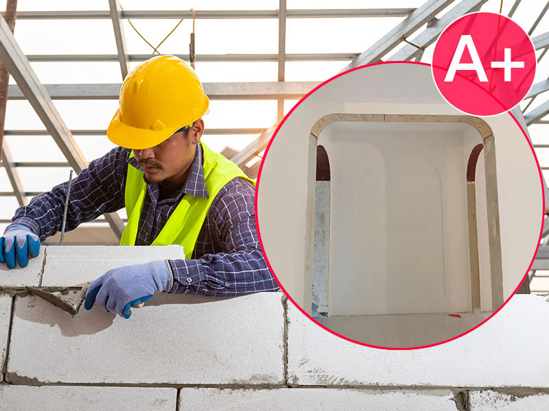 Prep - Masonry Works - Panda A-Level Custom-Shape / Curved Door Casing Base