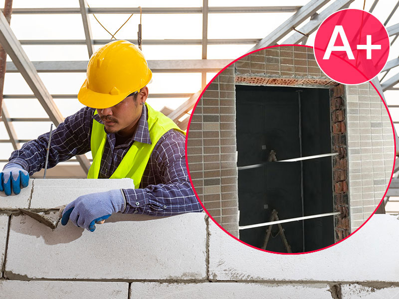 Prep - Masonry Works - Panda A-Level Window Casing / Door Opening Cement Squaring