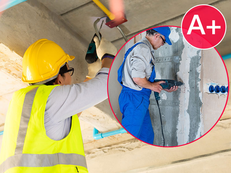 Hard-Finish - Concealed Works - Panda A-Level Chasing / Conduit / Wiring Service
