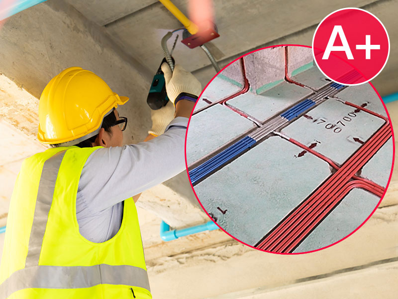 Hard-Finish - Concealed Works - Panda A-Level Chasing / Conduit / Wiring Service 2