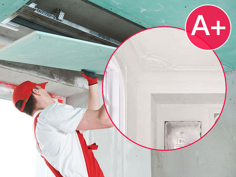 Hard-Finish - Ceiling Works - Panda A-Level Crown Molding Installation