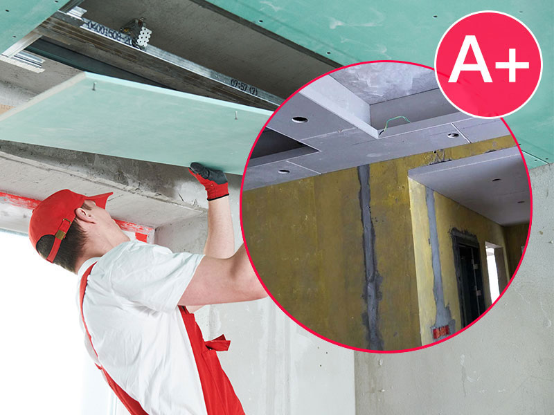 Hard-Finish - Ceiling Works - Panda A-Level Gypsum Single-Step Ceiling