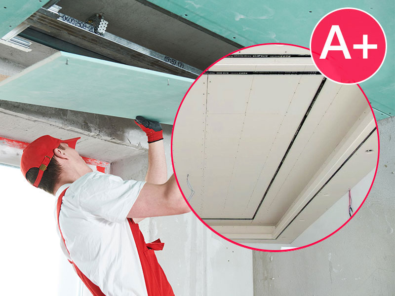 Hard-Finish - Carpentry Works - Panda A-Level Gypsum Ceiling Reveal / Profile Gap