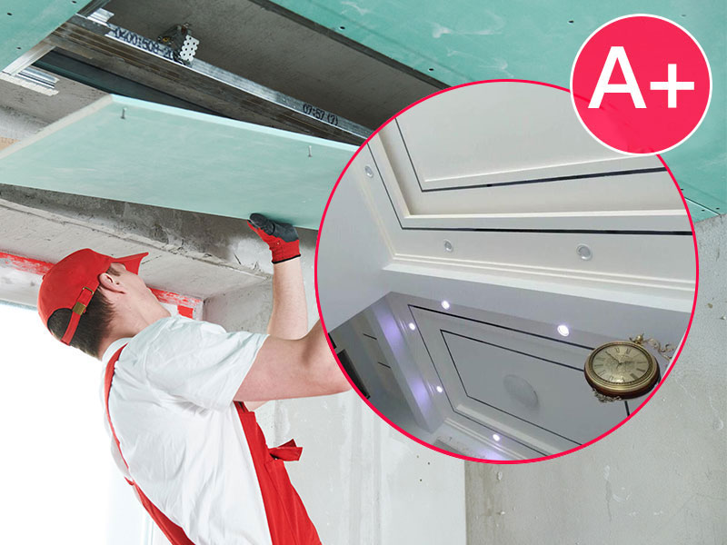 Hard-Finish - Carpentry Works - Panda A-Level Gypsum Ceiling Metal / Decorative Trim Inlay