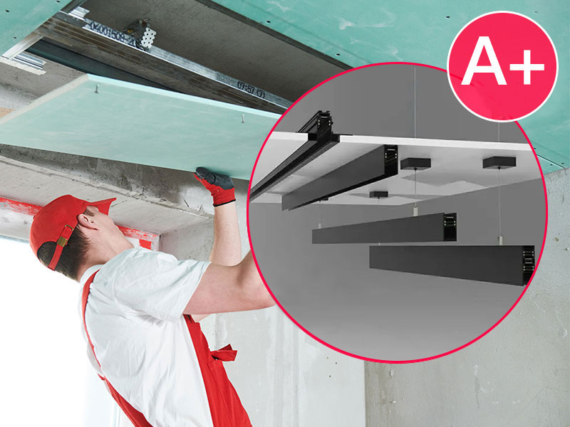Hard-Finish - Carpentry Works - Panda A-Level Profile Light Channel & Embedded Track