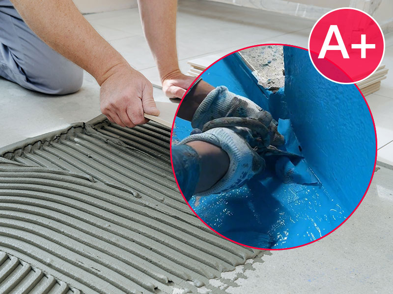 Hard-Finish - Tiling Works - Panda A-Level Waterproofing Service - Oriental Yuhong Waterproofing