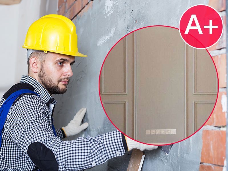 Hard-Finish - Wall Works - Panda A-Level Wood Veneer Installation