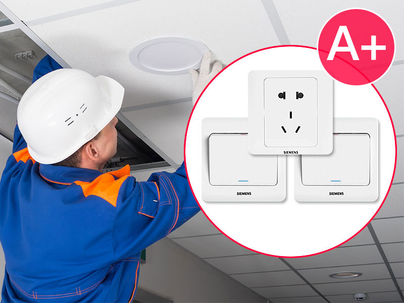 Hard-Finish - Installation Works - Panda A-Level Switch & Socket Installation
