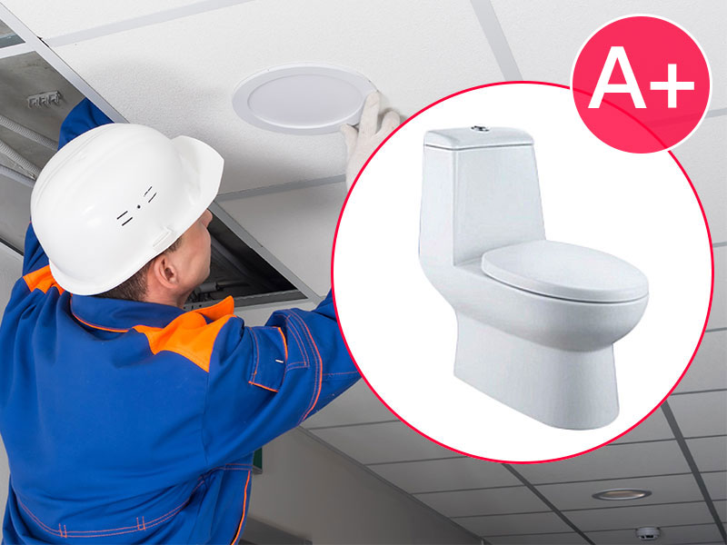 Hard-Finish - Installation Works - Panda A-Level Toilet Installation