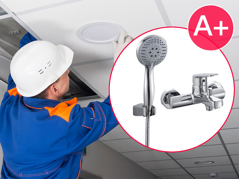 Hard-Finish - Installation Works - Panda A-Level Shower Head Installation