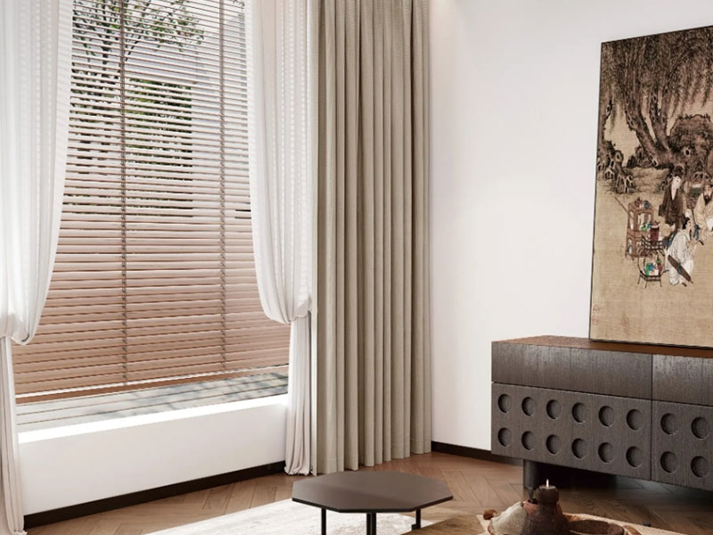 Green Orange Soft Furnishings - Sheer Series - Heavy-Duty / Phantom / Hemp / Mirror-Jacquard Sheer