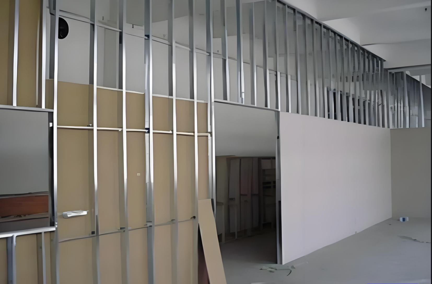Masonry Works - Light-Gauge Steel Stud Partition - Partition Studs
