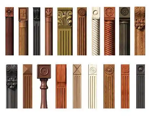 Molan Whole-Home Custom - Molan Cabinets - Custom Roman Column