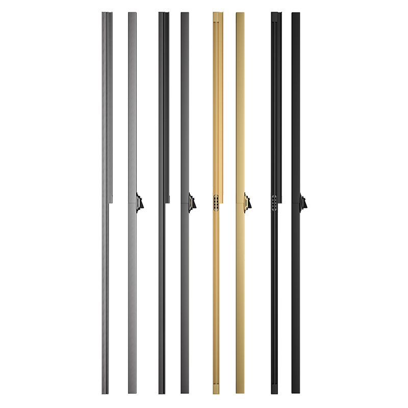Panda Custom - Shower Floor Drain - Accessible Bathroom Odor-Resistant Linear Drain Stainless Glass-Partition Channel
