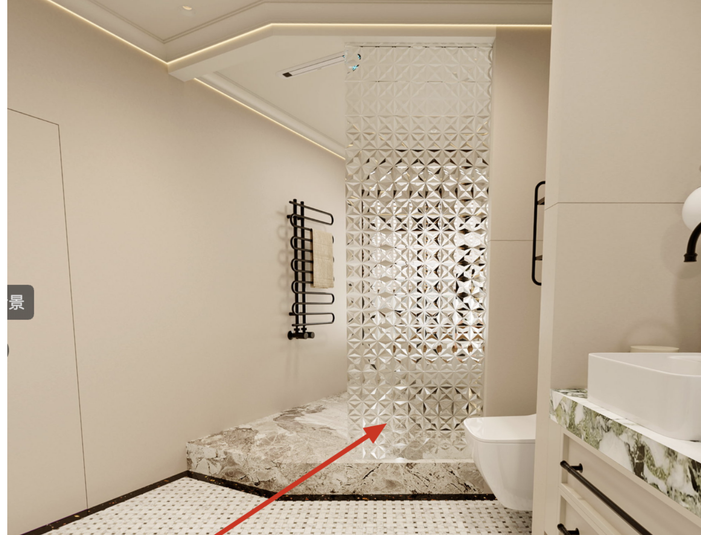 Glass Partition - Custom Engraved Art Glass 10mm