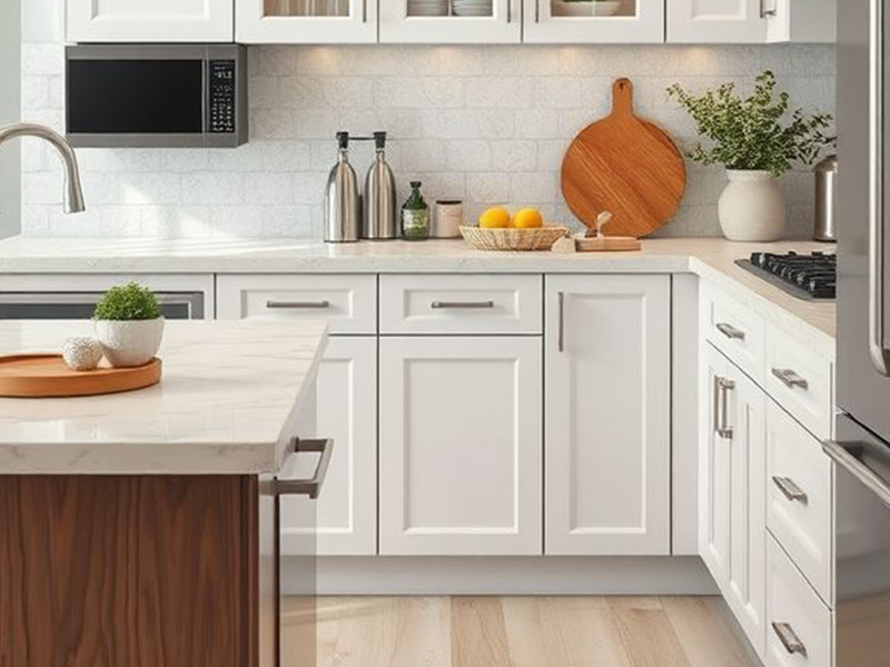 Molan Custom Cabinets - Thermofoil Door Custom Soft-Touch Film Cabinets 2
