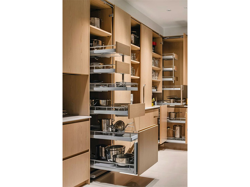 Molan Custom Cabinets - Cabinet Hardware - Tall Pull-Out Basket 2