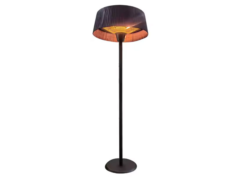 Outdoor Infrared Heater - Adjustable Halogen with Shade 900W/1200W/2100W Freestanding Garden Heater & Light