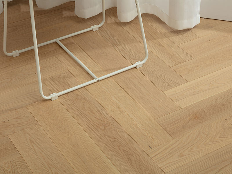 MEZOO Flooring - 25 Series Russian All-Birch - Oak Natural Herringbone MZ2530 3