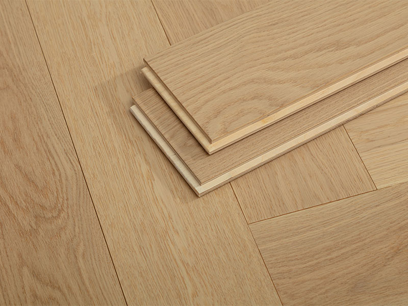 MEZOO Flooring - 25 Series Russian All-Birch - Oak Natural Herringbone MZ2530 4