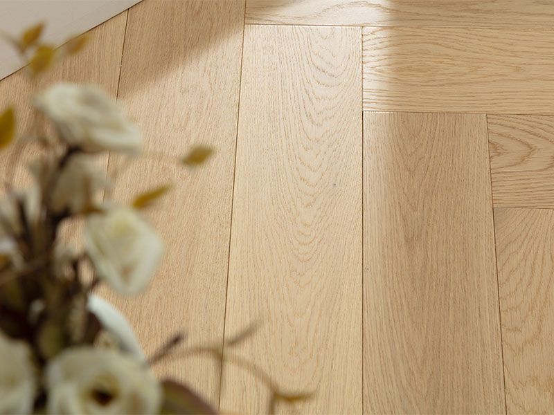 MEZOO Flooring - 25 Series Russian All-Birch - Oak Natural Herringbone MZ2530 2