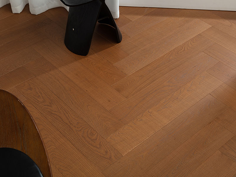 MEZOO Flooring - 25 Series Russian All-Birch - Oak Light-Smoked Herringbone MZ2534 3