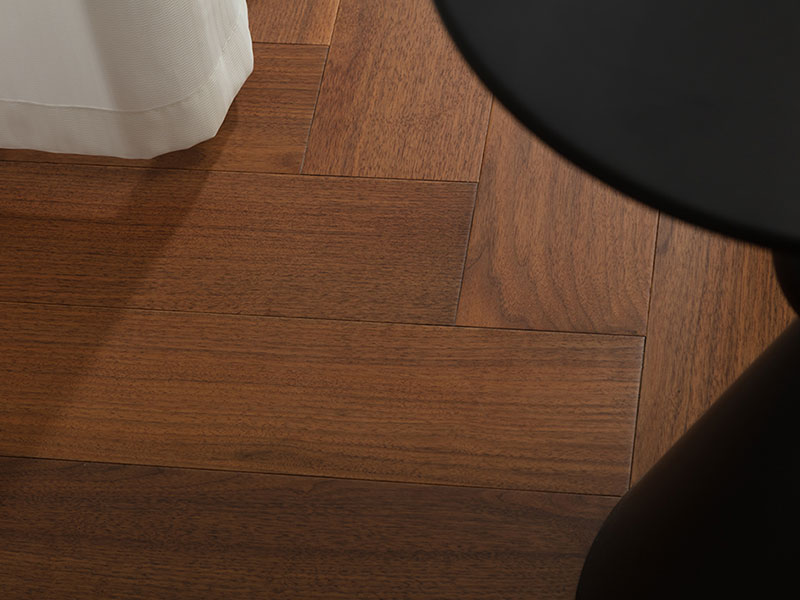 MEZOO Flooring - 25 Series Russian All-Birch - Black Walnut Herringbone (Dark) MZ2538 2