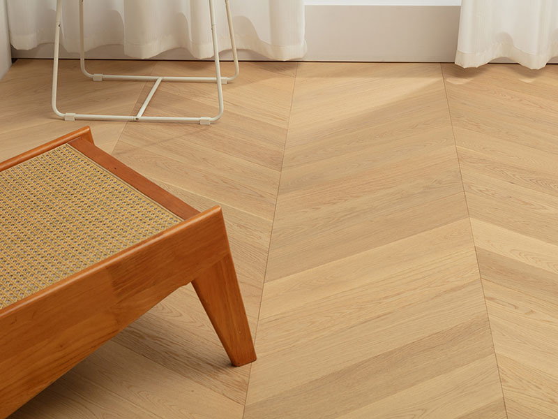 MEZOO Flooring - 25 Series Russian All-Birch - Oak Natural Chevron MZ2560 2