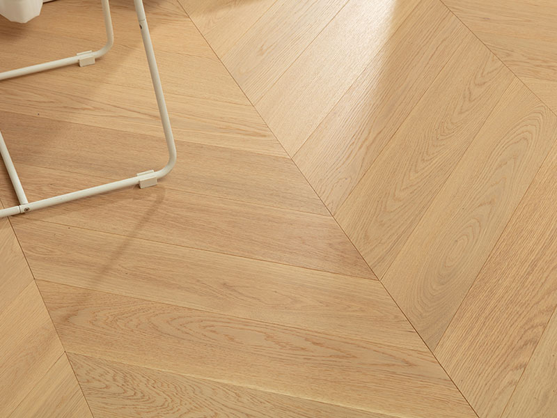 MEZOO Flooring - 25 Series Russian All-Birch - Oak Natural Chevron MZ2560 3