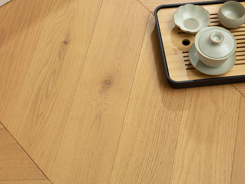 MEZOO Flooring - 25 Series Russian All-Birch - Oak Natural-Wood Chevron MZ2561 2