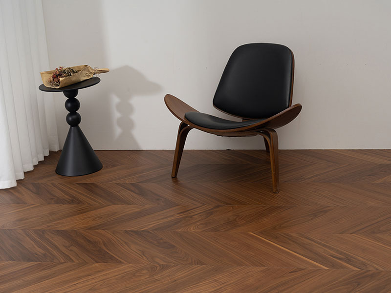 MEZOO Flooring - 26 Series Russian All-Birch - Black Walnut (Natural) Herringbone / Chevron MZ2651/2652 6