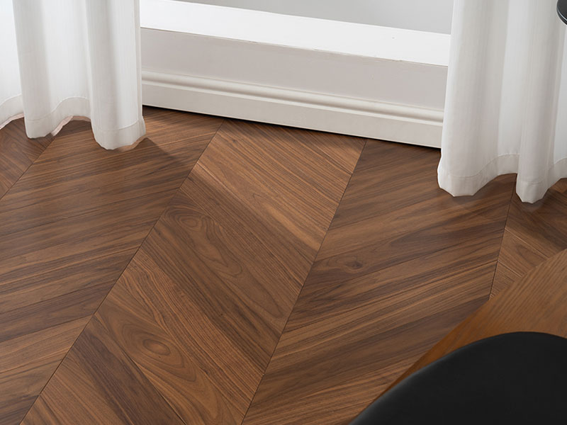 MEZOO Flooring - 26 Series Russian All-Birch - Black Walnut (Natural) Herringbone / Chevron MZ2651/2652 7