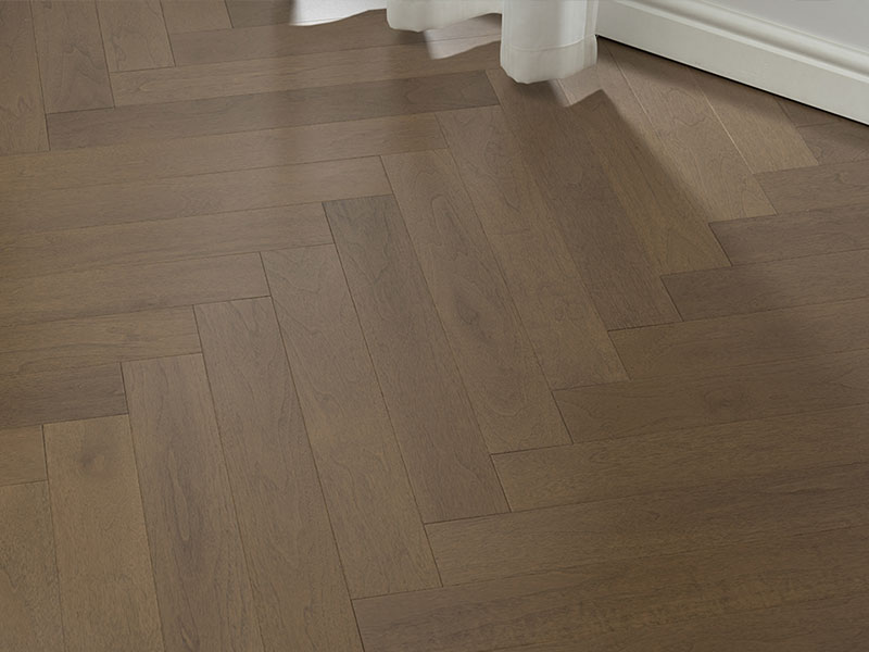 MEZOO Flooring - 26 Series Russian All-Birch - Black Walnut (Light) Herringbone / Chevron MZ2653/2654 2