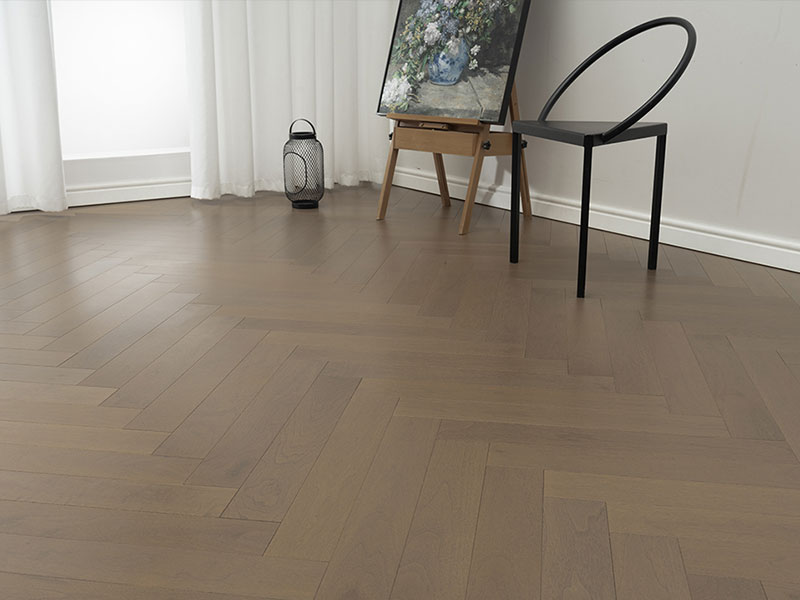 MEZOO Flooring - 26 Series Russian All-Birch - Black Walnut (Light) Herringbone / Chevron MZ2653/2654 3