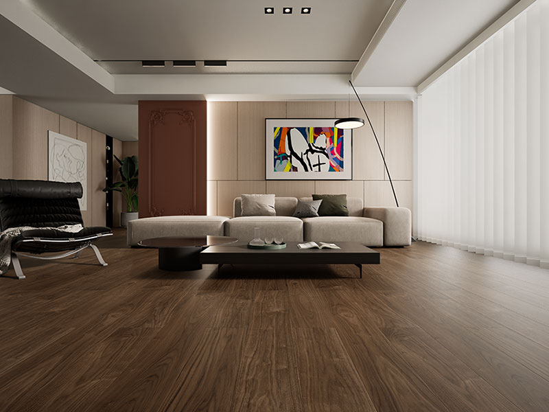 MEZOO Flooring - 55 Series Russian All-Birch - Black Walnut KY5562