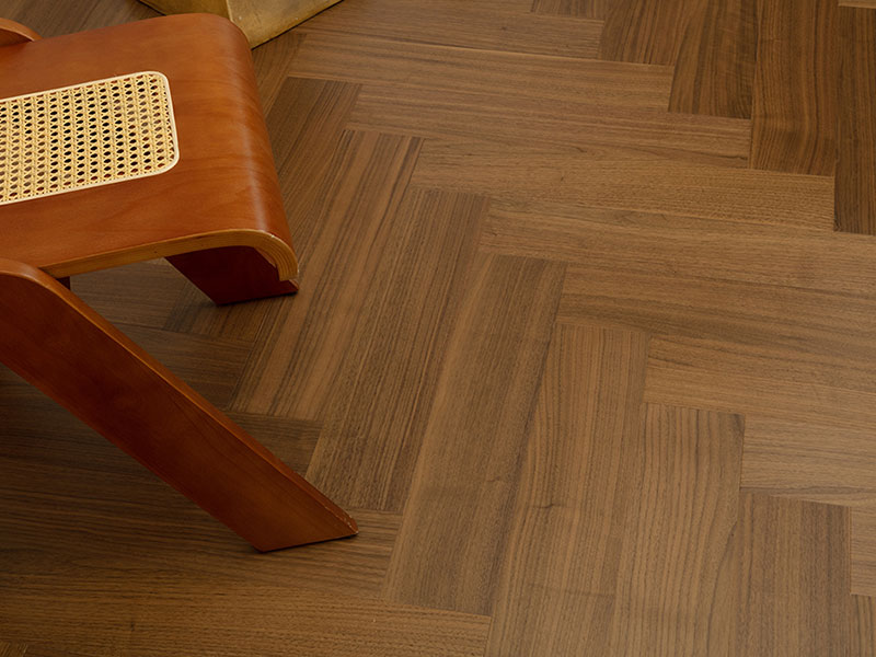 MEZOO Flooring - 99 Series Herringbone Russian All-Birch - Black Walnut KY9931 3