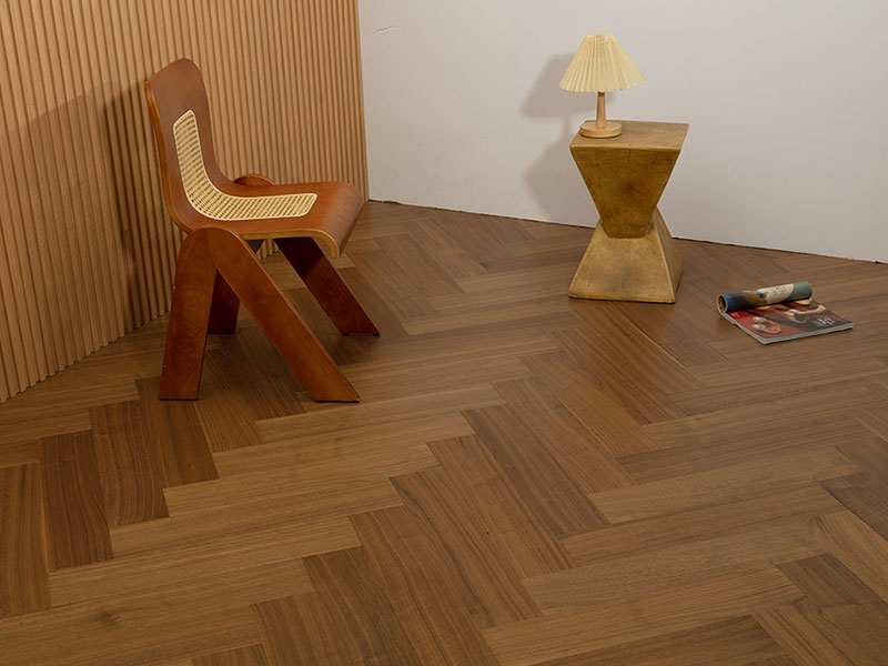MEZOO Flooring - 99 Series Herringbone Russian All-Birch - Black Walnut KY9931