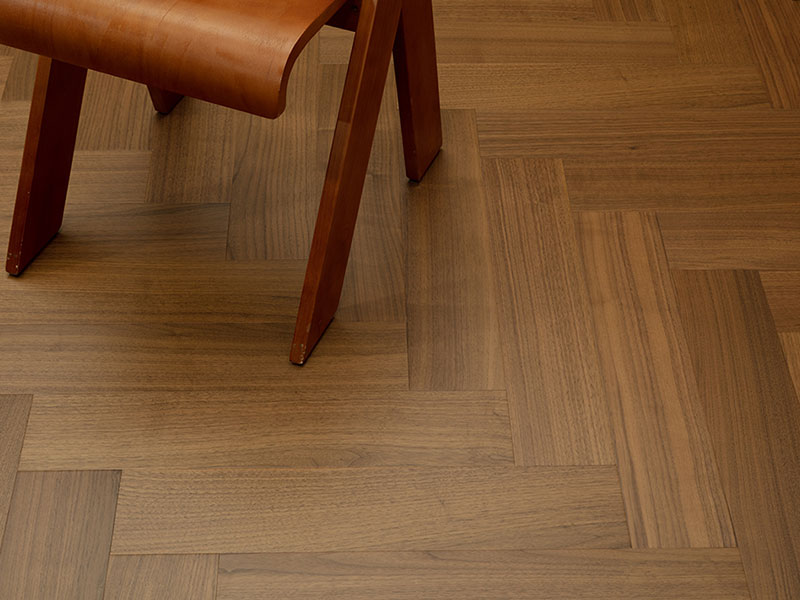 MEZOO Flooring - 99 Series Herringbone Russian All-Birch - Black Walnut KY9931 2