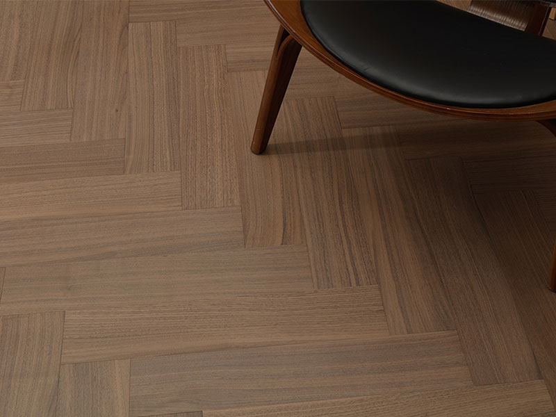 MEZOO Flooring - 99 Series Herringbone Russian All-Birch - Black Walnut KY9932 4