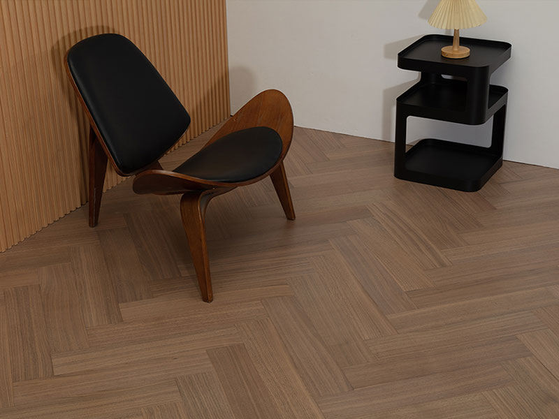 MEZOO Flooring - 99 Series Herringbone Russian All-Birch - Black Walnut KY9932