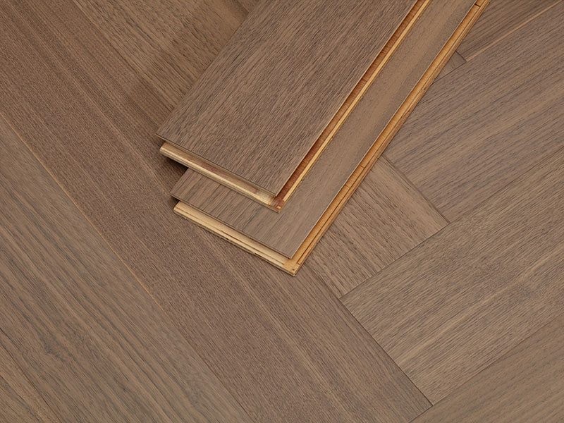 MEZOO Flooring - 99 Series Herringbone Russian All-Birch - Black Walnut KY9932 3