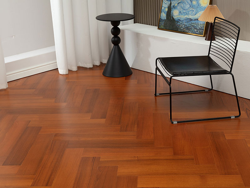 MEZOO Flooring - 99 Series Herringbone Russian All-Birch - Teak KY9933