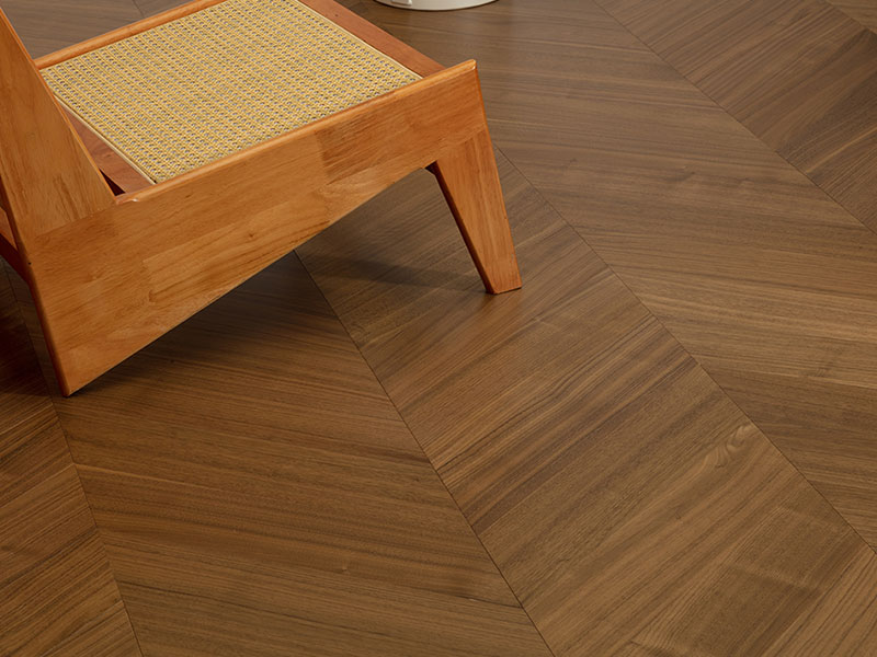 MEZOO Flooring - 99 Series Chevron Russian All-Birch - Black Walnut KY9971 3