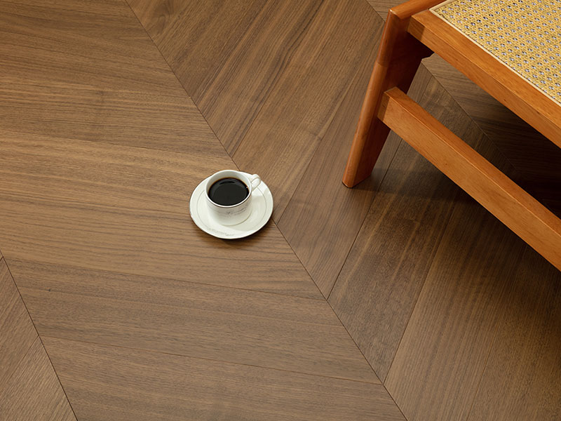 MEZOO Flooring - 99 Series Chevron Russian All-Birch - Black Walnut KY9971 4