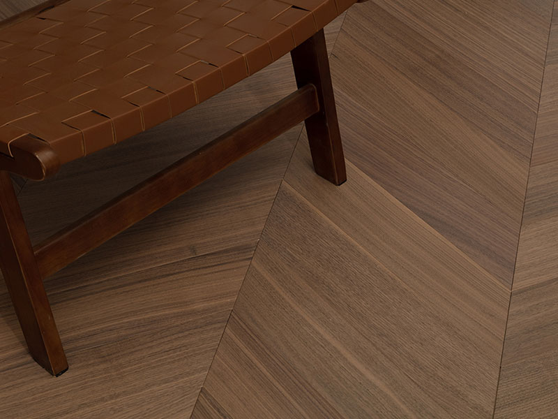 MEZOO Flooring - 99 Series Chevron Russian All-Birch - Black Walnut KY9972 4